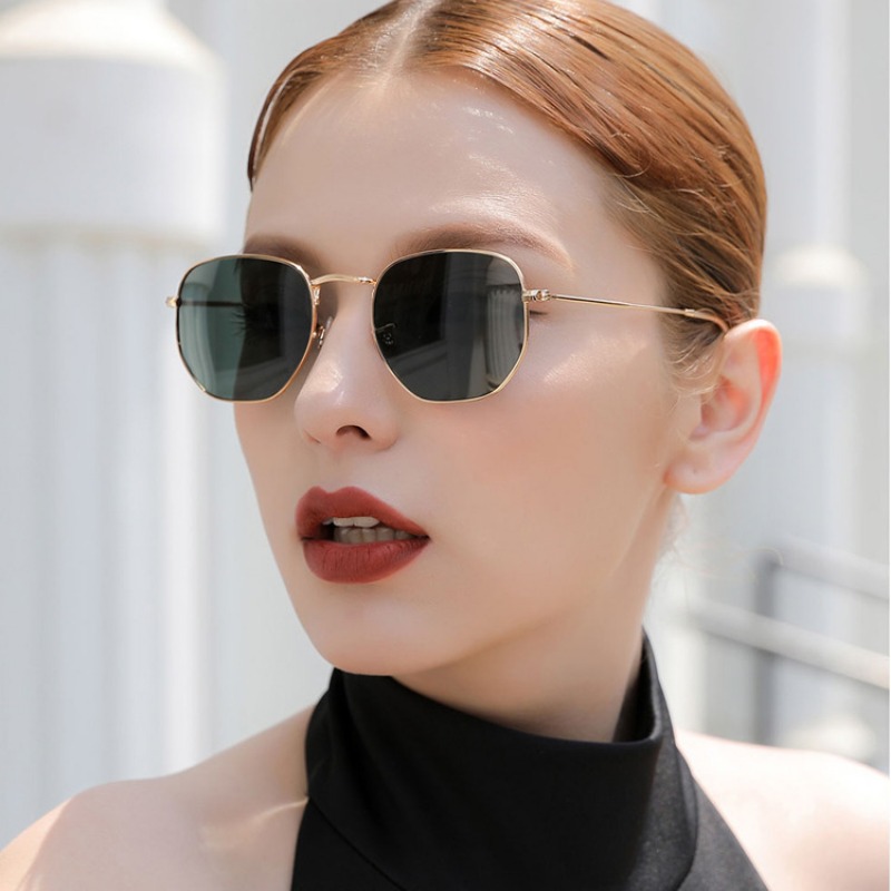 Designer Sunglasses - ラウンド型パンクサングラス メンズ ラグジュアリーブランド デザイナー レトロサングラス レディース
