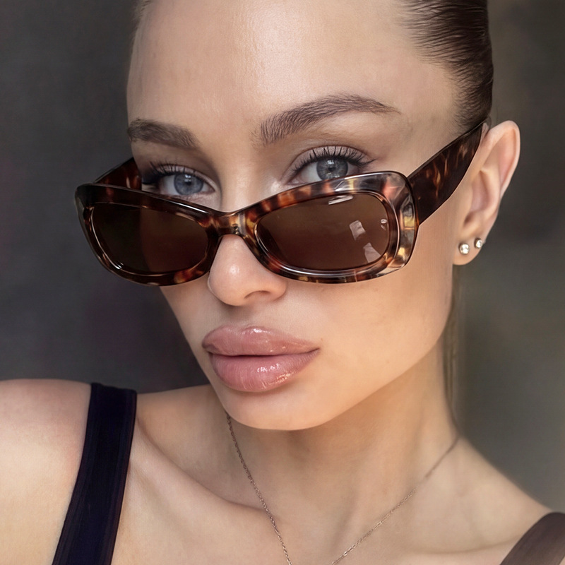 Sunglasses Uv400 - 最新ファッショントレンド：メンズ＆レディース用サングラス。高品質なレトロスクエア型で、紫外線から目を守るドライブ用メガネ。UV400カット。
