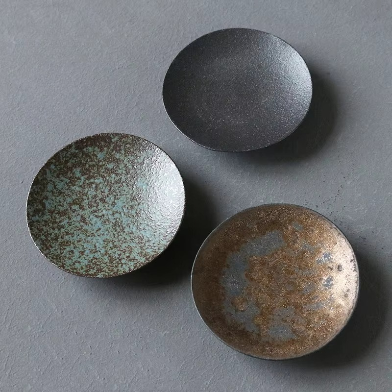 Marble Coaster Set - 陶器製コースター - 和風の耐熱・滑り止めマット - ティーコースター -