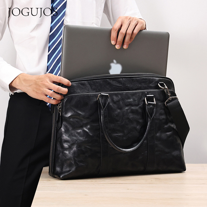 2025年新作 本革 メンズ ハンドバッグ 牛革 ブリーフケ - Leather Briefcase のレビューと価格