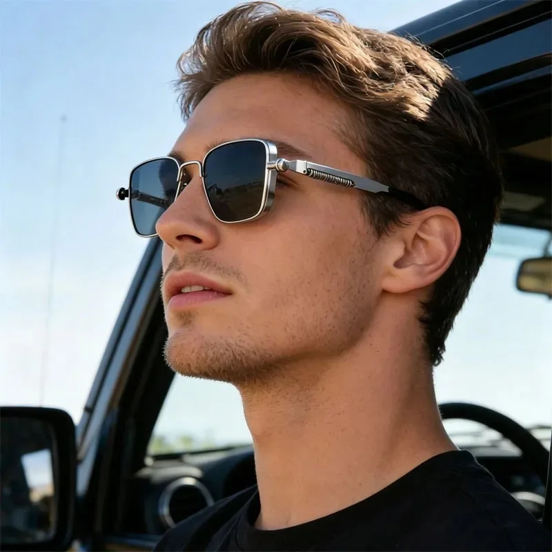 偏光サングラス（男性用）、紫外線カット機能付き運転用メガネ、 - Sunglasses Uv400 のレビューと価格