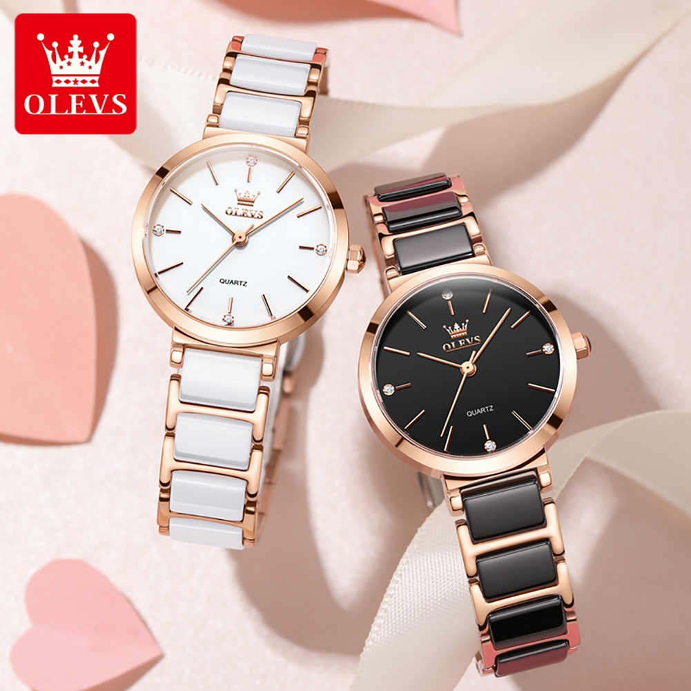 OLEVSレディース腕時計5877高級エレガントクォーツ腕時 - Luxury Gift Set のレビューと価格