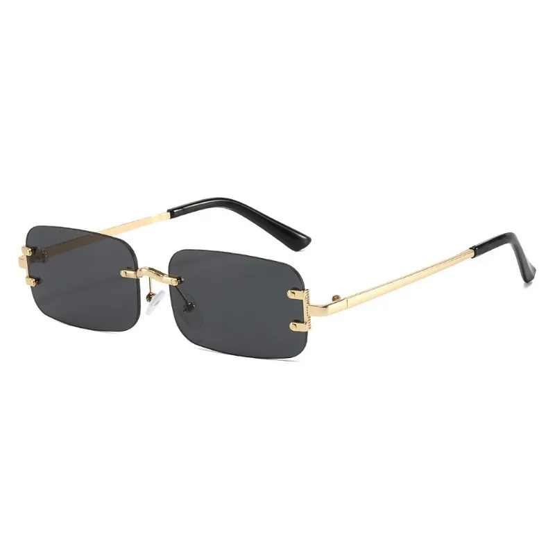 フレームレスのスクエア型サングラス。レディース、メンズ、高級 - Designer Sunglasses のレビューと価格
