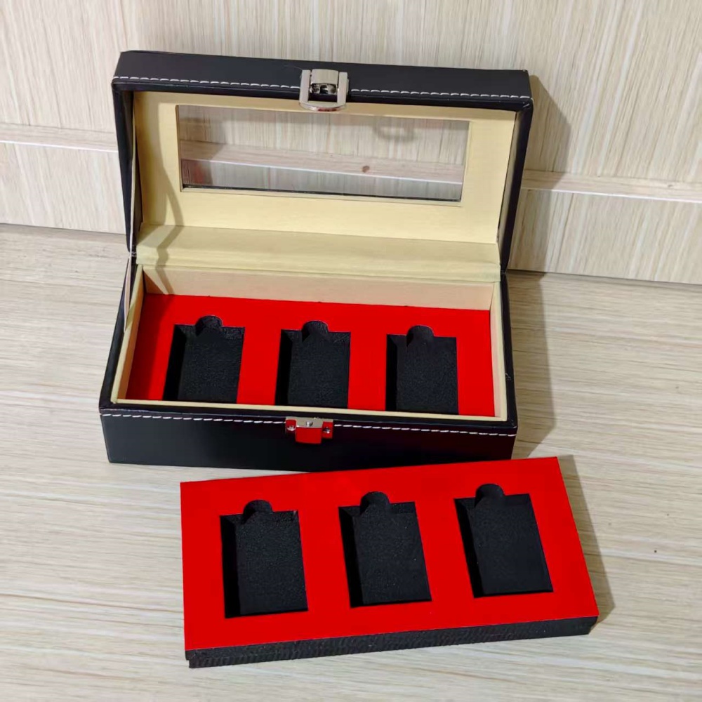 レトロな2層6グリッドライター収納ディスプレイボックス、ジッ - Premium Cigar Case のレビューと価格