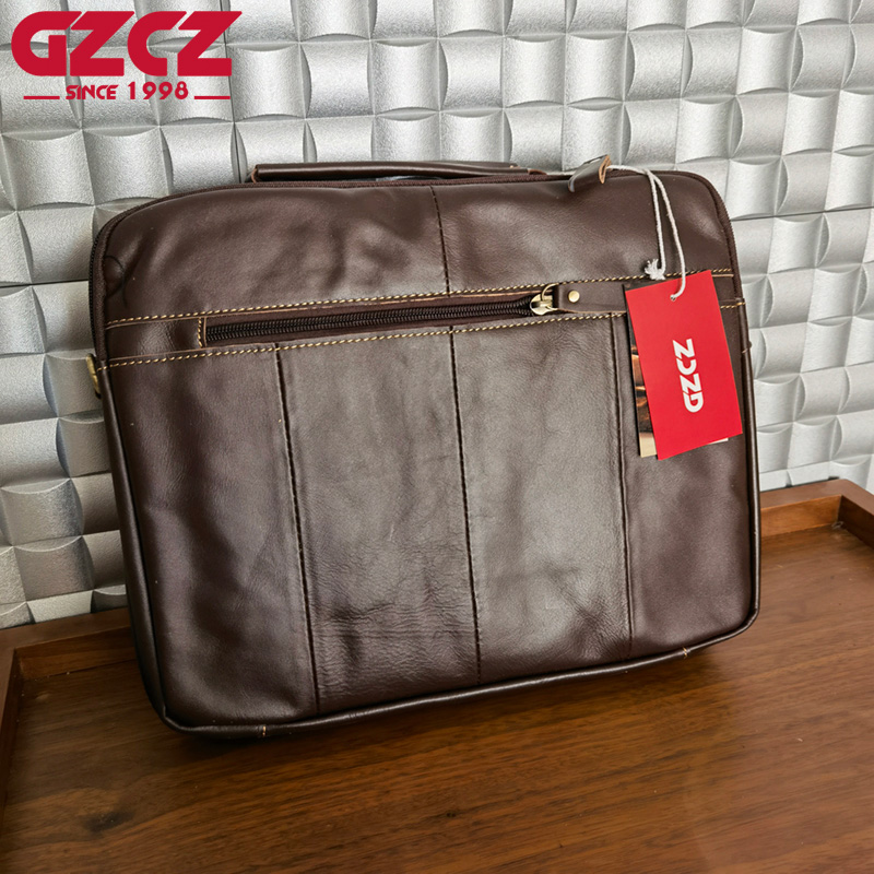 GZCZ メンズハンドバッグレジャービジネスコンピュータバッ - Leather Briefcase のレビューと価格