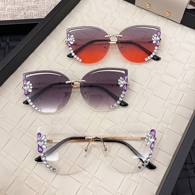 ファッション特大サングラス女性 UV400 サングラスヴィン - Designer Sunglasses のレビューと価格
