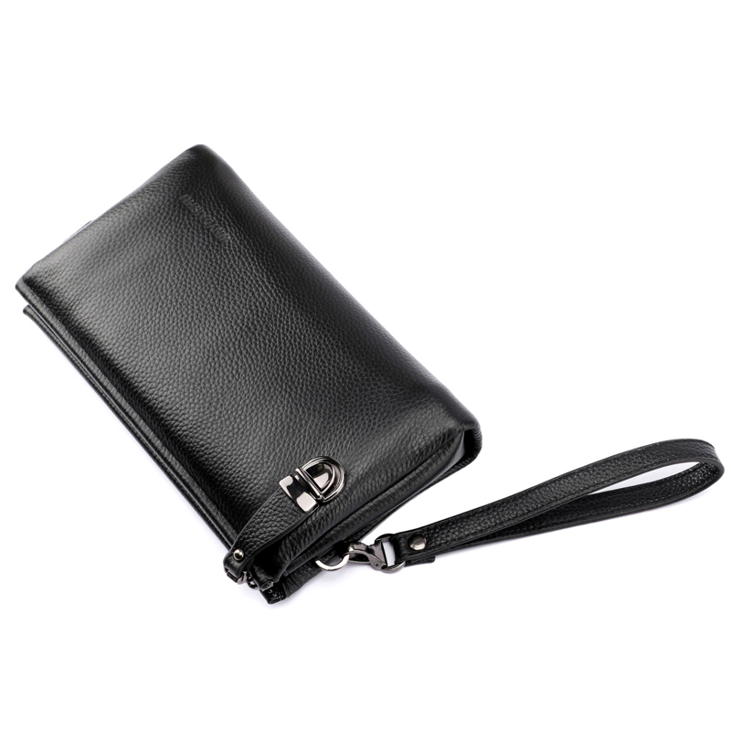 2025 ハンドバッグ男性本物の牛革韓国ロッククラッチ男性本 - Leather Wallet Men のレビューと価格