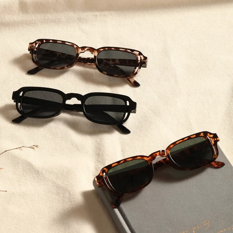 豪華な長方形サングラス女性オーバルヴィンテージブランドデザイ - Designer Sunglasses のレビューと価格