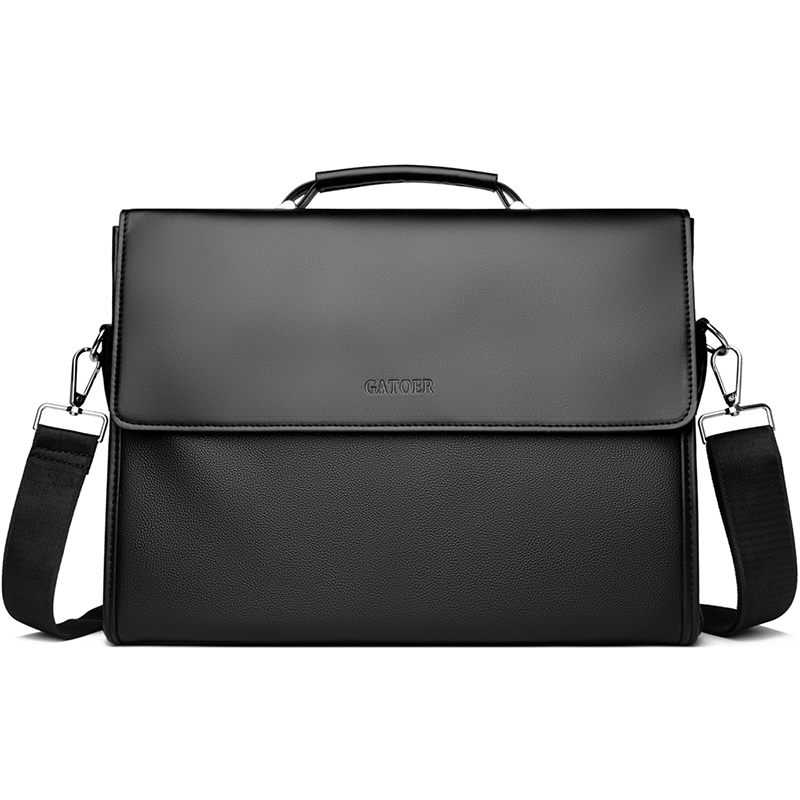 メンズビジネスカジュアルハンドバッグ、ショルダーバッグ、クロ - Leather Briefcase のレビューと価格