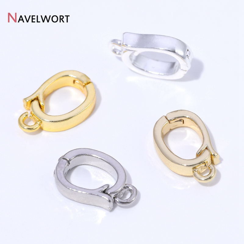 14K/18K金メッキ真鍮製ヒンジ付きネックレスエンハンサー - Gold Plated Jewelry のレビューと価格