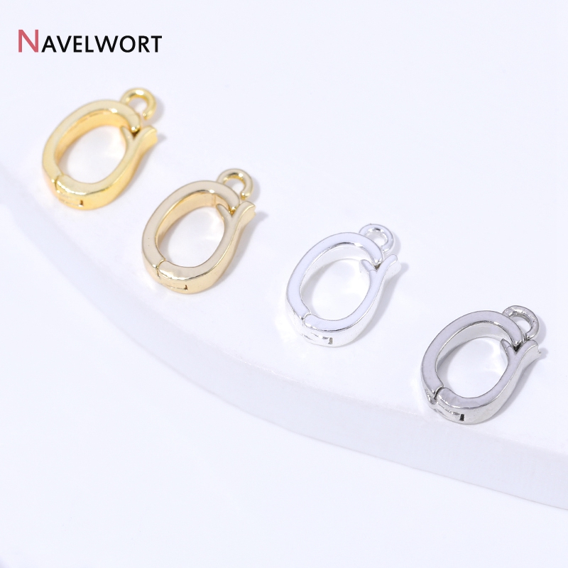 14K/18K金メッキ真鍮製ヒンジ付きネックレスエンハンサー - Gold Plated Jewelry のレビューと価格
