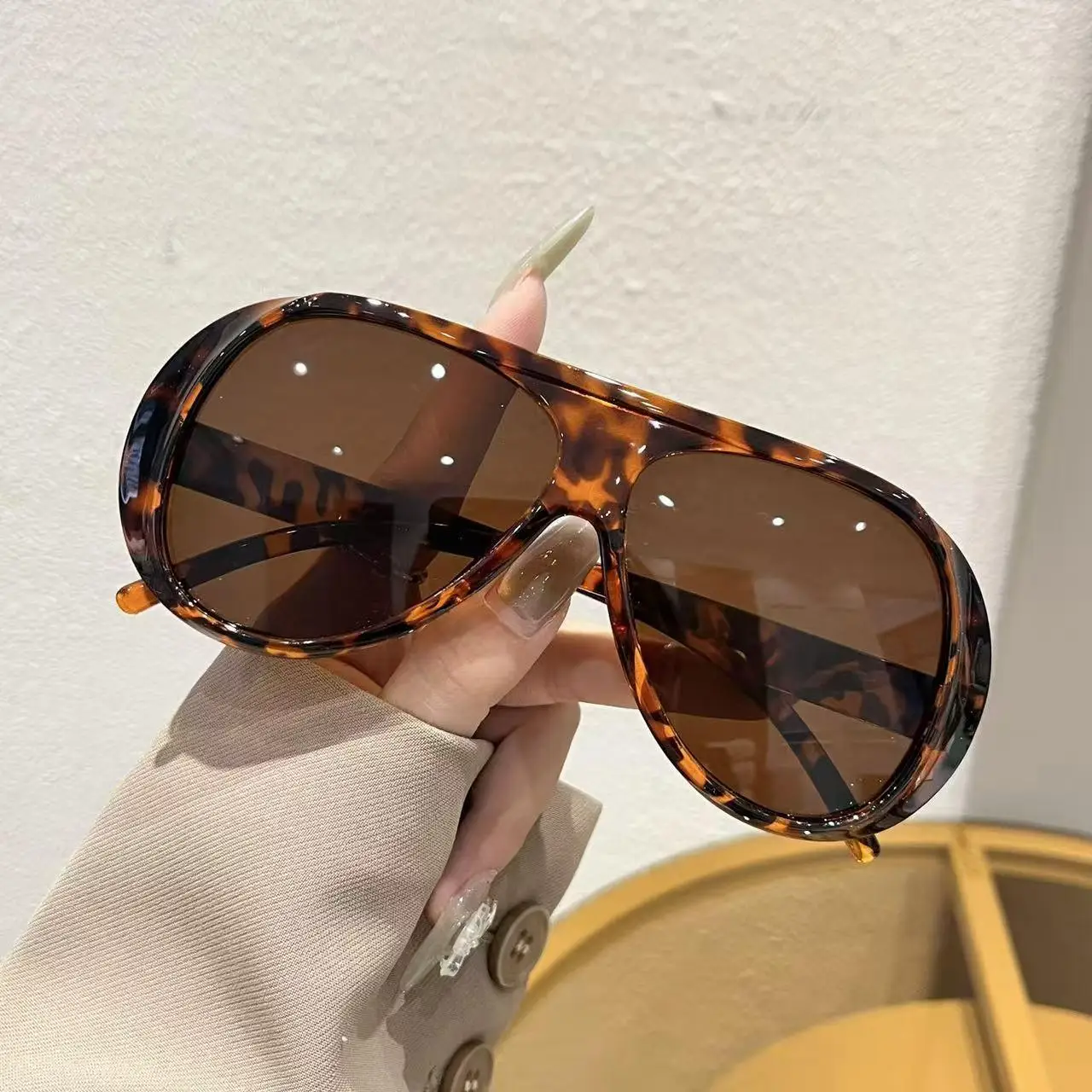 オーバーサイズサングラス レディース ファッション ラグジュ - Sunglasses Uv400 のレビューと価格