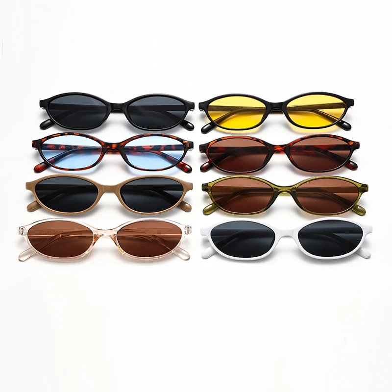 保護メガネ 1/4個入り 新しい小ぶりのフレームの楕円形サン - Designer Sunglasses のレビューと価格