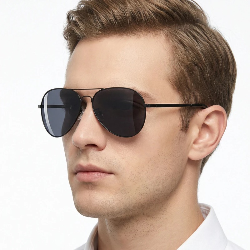 クラシックビッグパイロットサングラス メンズラグジュアリーメ - Sunglasses Uv400 のレビューと価格