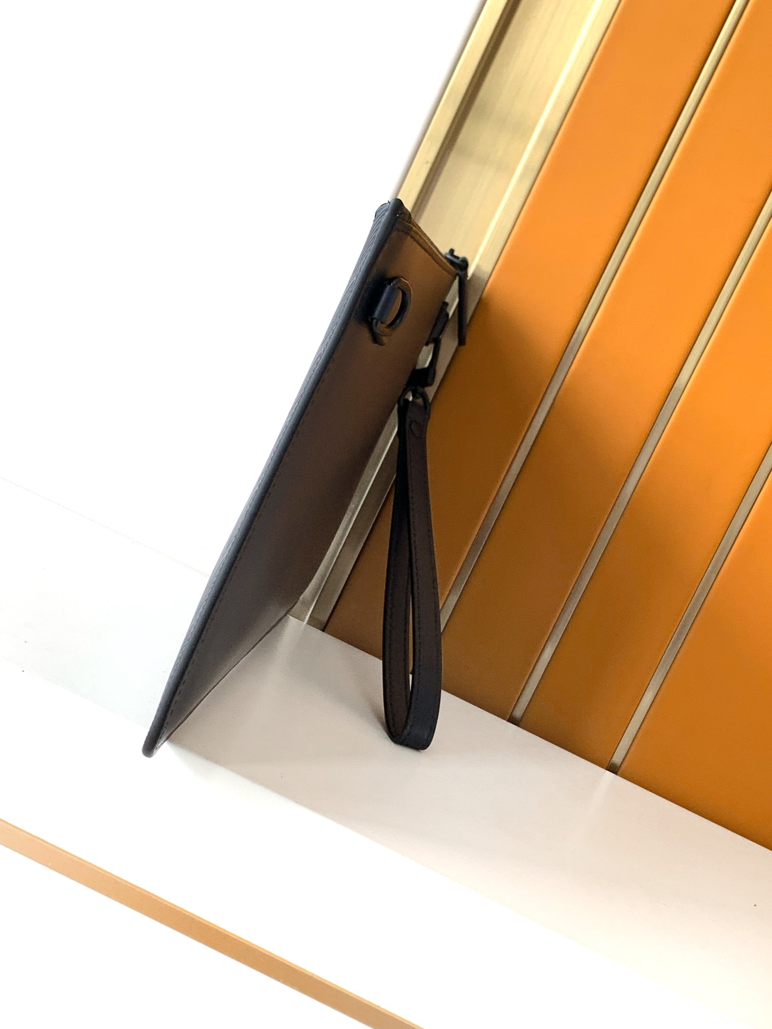 メンズエンボスレザークラッチバッグ、カードホルダー付き、大容 - Leather Wallet Men のレビューと価格