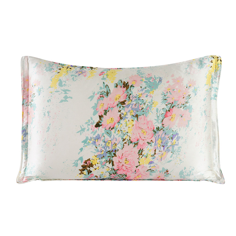 片側枕1pc 100% mulberyシルク枕カバープリント - Silk Pillowcase のレビューと価格
