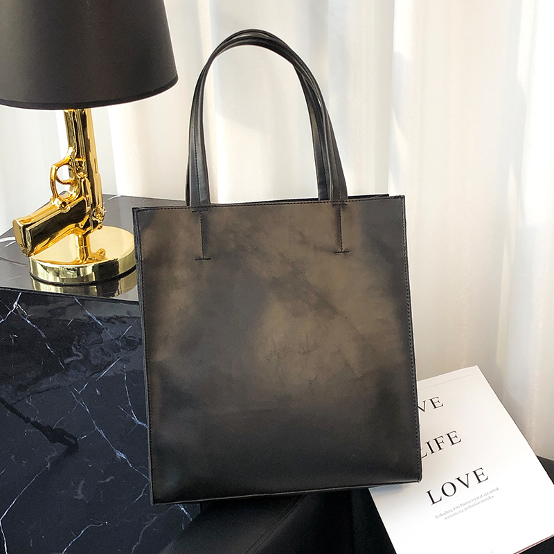 ミニマリストレザーハンドバッグ メンズ ビジネスカジュアル  - Leather Briefcase のレビューと価格