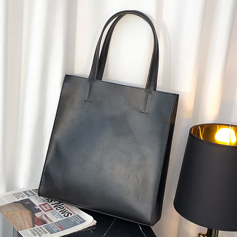 ミニマリストレザーハンドバッグ メンズ ビジネスカジュアル  - Leather Briefcase のレビューと価格