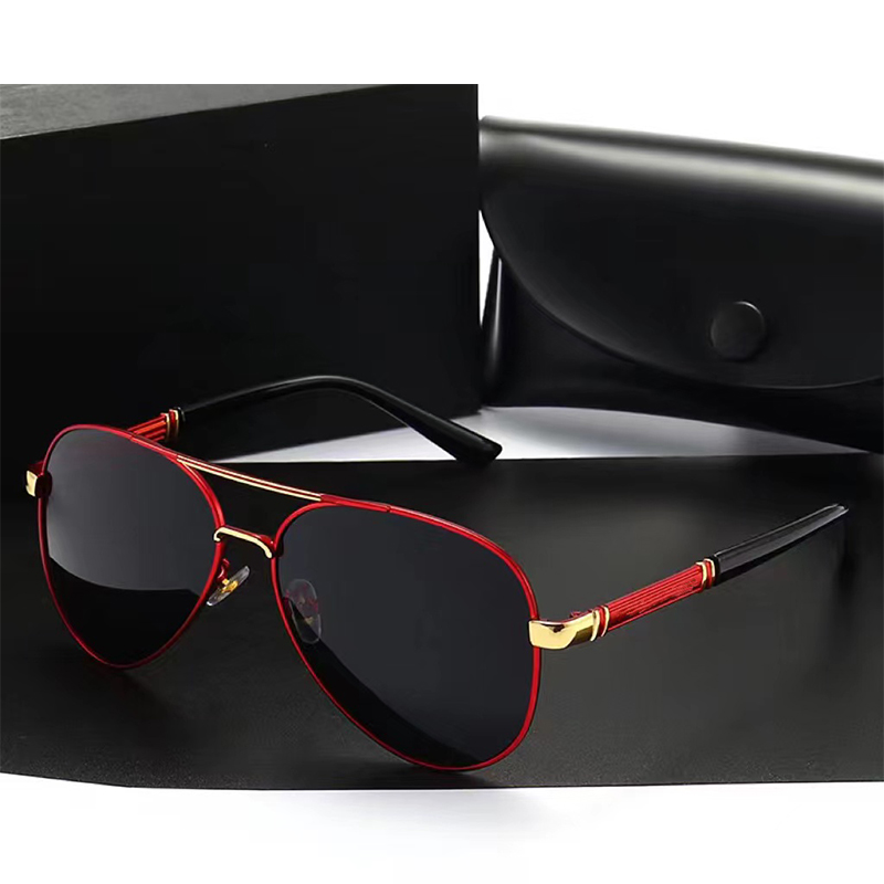 高級感あふれるメンズ偏光メタルサングラス。運転用としても最適 - Designer Sunglasses のレビューと価格