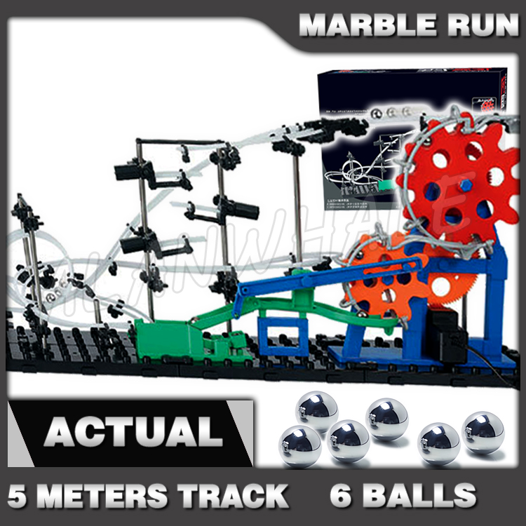 560cmレール マーブルラン ギア駆動 階段迷路 レース  - Marble Coaster Set のレビューと価格