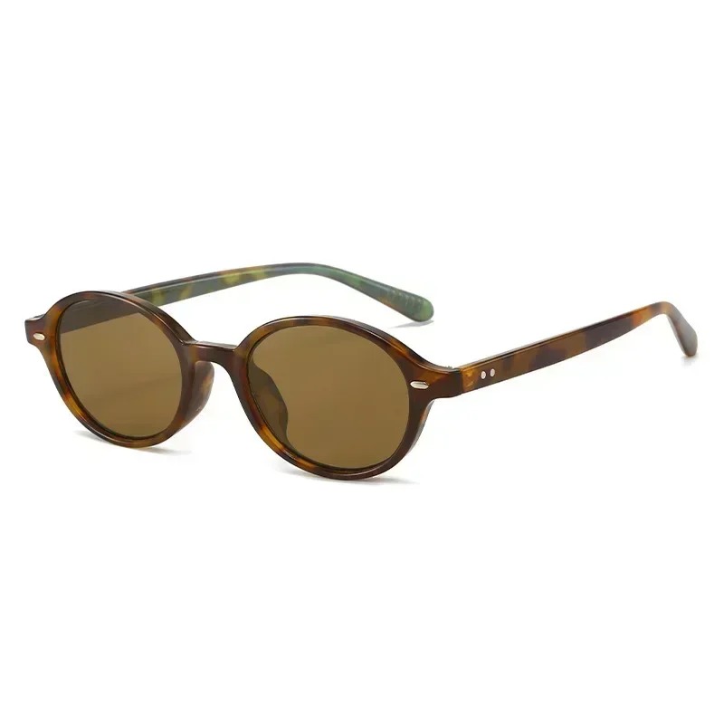 レトロな小型オーバルサングラス 男女兼用 リベット付き ファ - Sunglasses Uv400 のレビューと価格