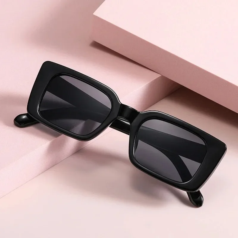 最新トレンドの小ぶりな長方形サングラス。レディース向けレトロ - Sunglasses Uv400 のレビューと価格
